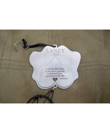 Pawprint Pet Memorial Wind Chime - Sympathy Gift for Grieving Pet Owners - Includes Poem Card - Buy Online on GoSupps.com