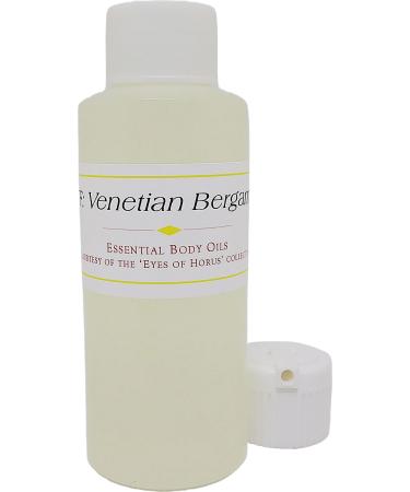 Tom Four: Venetian Bergamot - Type For Men Cologne Body Oil Fragrance Flip Cap - Light Gold - 2 oz. - ID#39412 2 Fl Oz (Pack of 1)