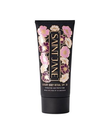 SAINT JANE - Body Sun Ritual - Skin Smoothing SPF 30 Mineral Sunscreen | Luxury Floral-Infused Clean Skincare (4 oz | 120 ml)