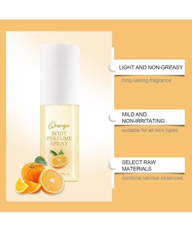 VEFSU Scent Orange Perfume Natural Orange Fragrance Mist For Body Hair Sweet Orange Perfume Oils For Women 90ml (Yellow One Size) 1 Fl Oz (Pack of 1) Yellow - Buy Online on GoSupps.com