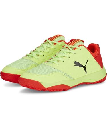 PUMA Unisex Kids' Sport Shoes ACCELERATE TURBO JR II - FAST YELLOW-RED BLAST-PUMA BLACK Size 37.5 - International Shipping Available - Buy Online on GoSupps.com