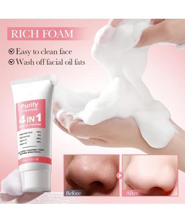 Baume D maquillant 4 En 1 Gel Nettoyant Rafra chissant 100g Lait Nettoyant 4 En 1 Con 30% De Vitamine C Et 10% De Vitamine E Nettoie & R duit Les Boutons Pour Tous Types De Peaux - Buy Online on GoSupps.com