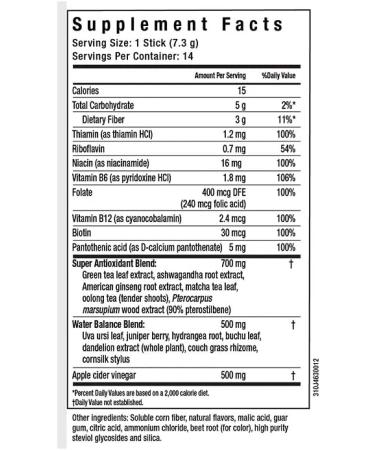 Evolution_18 Beauty Debloat Tea - Cleanse, Detox & Boost Metabolism - Mixed Berry Flavor - 7.3g (14 Servings) - Buy Online on GoSupps.com