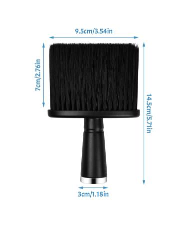 Neck Brush Set - 2 Soft Nylon Hairdresser Brushes for Cleaning Hair | Barber Neck Brush with Fiber Bristles - Buy Online on GoSupps.com