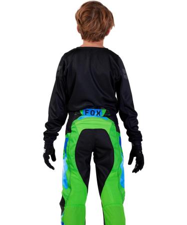 Fox Racing Unisex Kids Blackout Jersey Windbreaker | Youth Size L - Best for All Weather - Buy Online on GoSupps.com