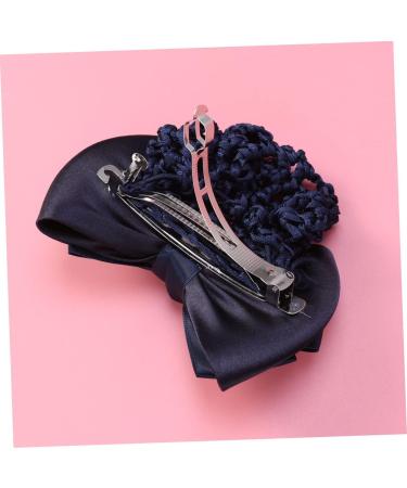 Ipetboom Hair Clip Bun Cover Bowknot Hair Clip with Hairnet Hair Net for Women French Barrette Bowknot French Hair Clip Bun Net Barrettes for Women Bow Hair Net Scarf Overlay Network Nurse - Buy Online on GoSupps.com