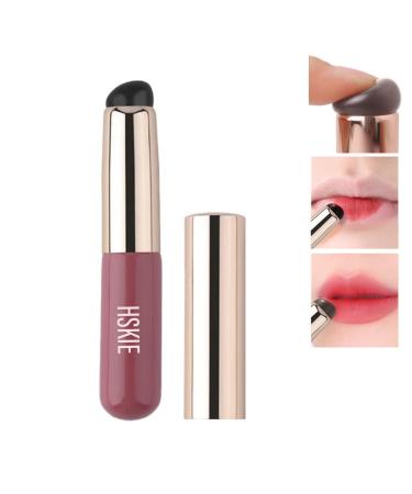 Silicone Lip Brush With Lid Silicone Angled Concealer Brush Like Fingertips Q Soft Angled Concealer Makeup Brush Tool New Portable Round Head Silicone Makeup Brush Lip Brush