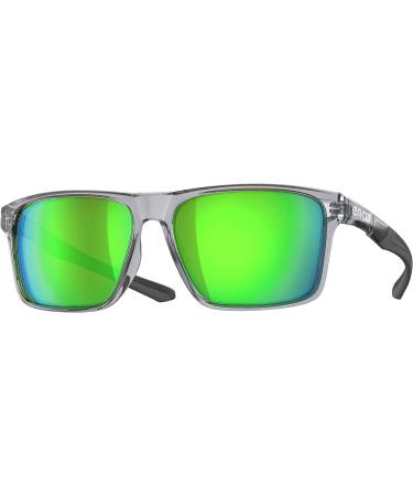 EAZYRUN HD Polarized Sunglasses for Men & Women | Running, Cycling, Fishing & Driving | Clear Grey/Yellow Green | Outdoor Sports Sunglasses - Buy Online on GoSupps.com