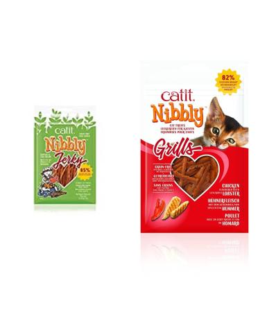 Catit Nibbly Jerky Chicken and Fish Recipe + Catit Nibbly Grills Chicken and Lobster Recipe Cat Treats Chicken and Fish + Chicken and Lobster