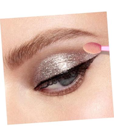 Baluue 50pcs Double Ended Eyeshadow Brush Eyeshadow Makeup Accessories Eye Shadow Stick Makeup Pink Plastic - Buy Online on GoSupps.com