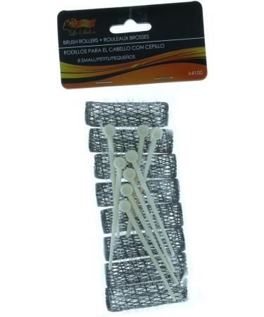 Small Mini Hair Curlers with 16 Brush Rollers & Pins for Kids Pageants - 2 Packs - Buy Online on GoSupps.com