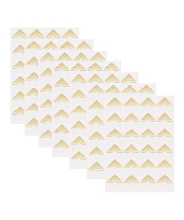 GOONAVI 10 Sheets 240 Pcs Shiny Gold Photo Corners Mounting Self Adhesive for DIY Photo Album Journal 240pcs Shiny Gold