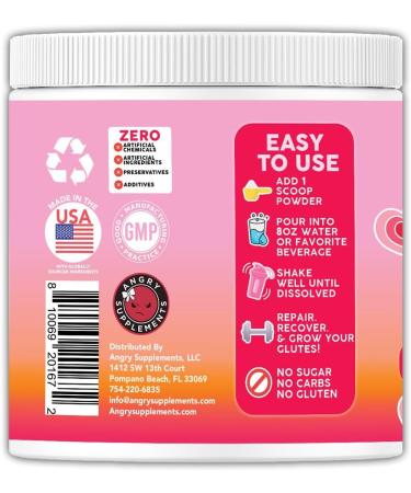 Better Booty Builder Powder - Creatine Monohydrate Supplement for Women Glutes & Muscle 5g Vegan Creatina w. Collagen Glutamine BCAAs & Hydration for Recovery + Energy Unflavored (250g 30 Serv) - Buy Online on GoSupps.com