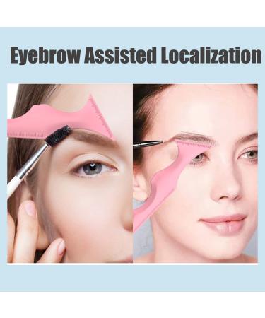 SILICONE EYELINER STENCILS 2PCS | Winged Tip Eyeliner Aid & Eyebrow Pencil Stencil | Multi-Purpose Makeup Tool for Perfect Eyeliner & Defined Eyebrows | Face Contour & Lip Line | Pink & Purple - Buy Online on GoSupps.com