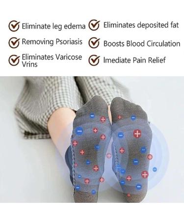 Spayeim Blueshot Turmalin-Ion Magnet Fiber Ice Socks | Body Forming Beige Stretch Socks - Ship Worldwide - Buy Online on GoSupps.com