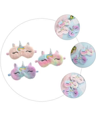 3pcs Unicorn Eye Patch Set - Travel and Sleeping Eye Mask, Animal Eye Shades and Blindfold for Chrismas Gifts - Buy Online on GoSupps.com