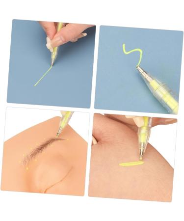 STAHAD Stylo de Maquillage pour Sourcils 1pc 1mm Pointe Fine Jaune Multifonctionnel Positionnement Tatouage Sourcils Portable Usage Professionnel et D butants - Buy Online on GoSupps.com