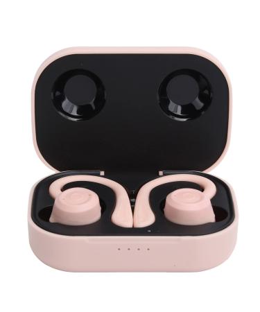 Ear Hooks Earphone Earbuds Compact Sound Assistant Wearing Without Pressure for Outdooor for Daily Use for Office(Cloud Powder)