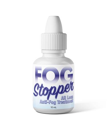 Fog Stopper - Anti-Fog Drops Treatment Effective On All Lenses (AR Coated Included) and Screens - Prevents Fogging on Eyeglasses, Goggles, PPE and More - Stay Fog Free for Days - Made in USA 1