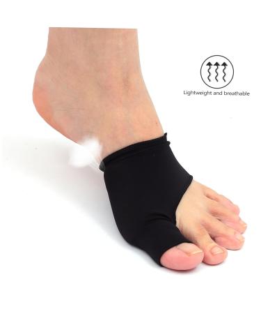 FOMIYES 2 Pairs Foot Cover Separator for Bunions | Thumb Straightener & Hallux Limitus Protector - Assorted Colors 10x7cm - Buy Online on GoSupps.com