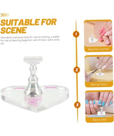 minkissy 1 Set Nail Supplies Nail Stands Nail Stand for Press on Nail Stuff for Acrylic Nails Fake Nail Holder Nail Practice Stand Nail Art Kits Nails Supply Japanese-style Magnet Material - Buy Online on GoSupps.com