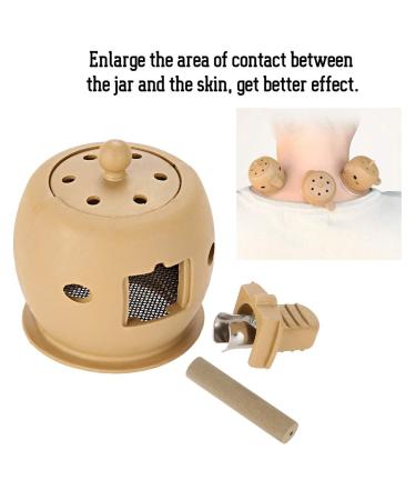 Smoke-Free Moxa Rolls & Stick Kit - 8 Self-Adhesive Moxibustion Box + 100 Moxa Sticks for Pain Relief | Ideal for Shoulders Stomach Legs Back - Buy Online on GoSupps.com