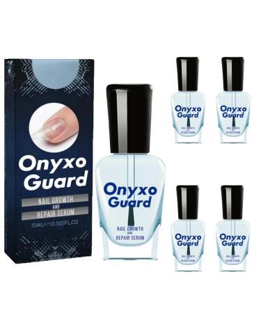 5PCS Nail Strengthener for Weak Nails Nail Conditioner for Damaged Nails Onyxoguard Nail Growth and Repair Essence Nail Hardener Extra Strong and Growth Nail Guards for Strength 1 count (Pack of 1)