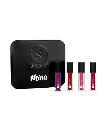 SUGAR Cosmetics Smudge Me Not Liquid Mini Lipstick Gift Set - Bold Shades - Buy Online on GoSupps.com