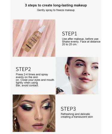 Lightweight setting spray for a long-lasting makeup look with a natural glow (2) - Buy Online on GoSupps.com