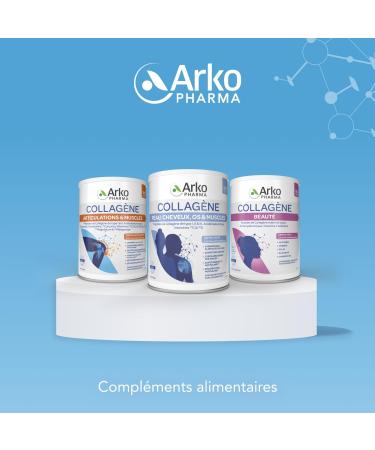 Arkopharma - Collag ne Articulations et muscles 260 g | Articulations - G nes articulaires - Muscles - Capital osseux | 260 g - Buy Online on GoSupps.com