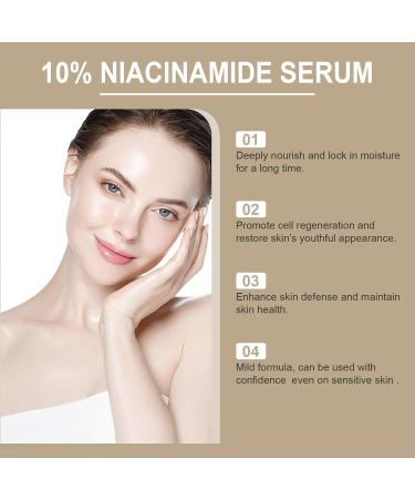 Niacinamide Serum 10% with 1% Zinc - Anti-Aging Face Serum for All Skin Types | Moisturizing 1FL.OZ - International Shipping Available - Buy Online on GoSupps.com