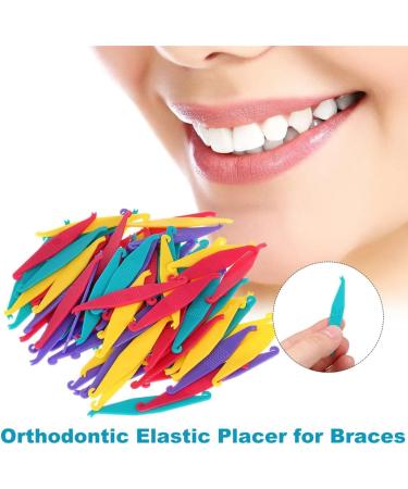 ZOKJSW Orthodontic Elastic Disposable Plastic Braces - 20 Mixed Color Pack for Comfortable Dental Care | International Shipping Available - Buy Online on GoSupps.com