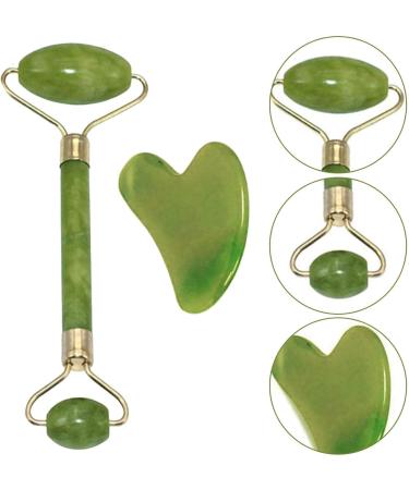 Gua Sha Facial Tools Smooth Roller for Face - Facial Roller Facial Tools Face Roller and Gua Sha Facial Tool Decrease Puffiness Soothe Tense Regain Youthful Luster Sreeka - Buy Online on GoSupps.com