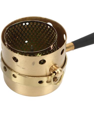 Moxa Cone Burner Set - Copper Moxa Stick Holder for Pain Relief | Moxibustion Box with Isolated Handle for Arthritis & Tendon Inflammation - Buy Online on GoSupps.com