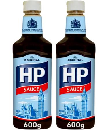 Brown Sauce Multipack with 2 Pack of HP The Original Brown Sauce 600g | Suitable for Vegetarians | No Artificial Colours Flavours and Preservatives - Buy Online on GoSupps.com