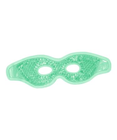 Perfeclan gel eye mask hot cold eye mask eye ice bag reusable gel pearl eye mask with eyelids for sleeping relaxation dry green