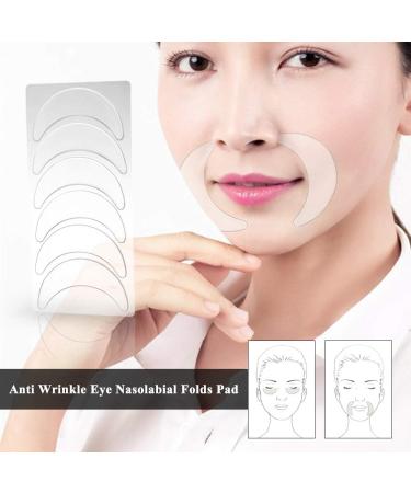 Buy Reusable Anti-Wrinkle Facial Pad Set | Medical Grade Silicone Nasolabial Folds Mask for Anti-Aging - Buy Online on GoSupps.com