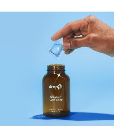 Dropps Foaming Hand Soap Refills 4 Pack - Jasmine Honeysuckle | Natural Plant-Based Ingredients with Aloe and Moisturizers | Refill Pods for 4 Bottles - Buy Online on GoSupps.com