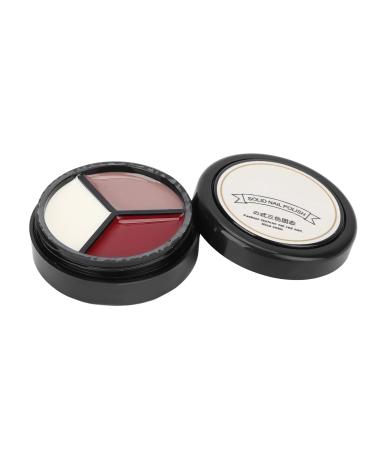 Professional nail angel 3 color combination in doses solid art cream polish glue lacquer home diy manicure design tool suitable for women girls (#1)