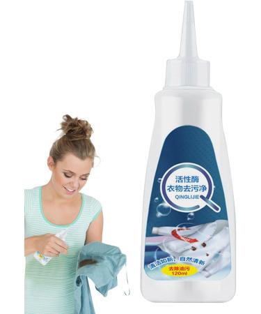 Clothes Stain Remover Carpet Stain Remover 120ml Instant Wash Fabric Stain Remover Removes Oil Paint Blood Ink Coffee Pet Stains Pisole - Buy Online on GoSupps.com