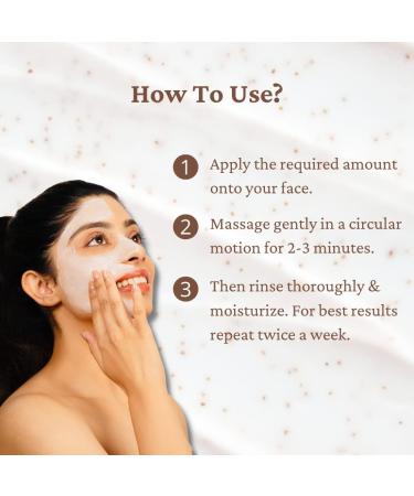 Coffee & Walnut Tan Removal Face Scrub 100g | Exfoliating & Detoxifying | Vegan & Paraben Free | For Glowing Skin & Acne Control | Men & Women | All Skin Types - Buy Online on GoSupps.com