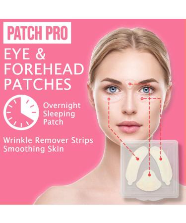 Micro Needle Patch Wavy Line - 6 Anti-Wrinkle Patches for Forehead Eye Folds & More | International Shipping - Buy Online on GoSupps.com
