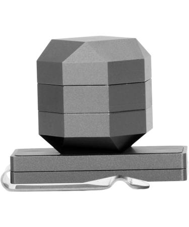 VGEBY Aluminum Cue Chalk Holder Clip - 3 Layers Octagon Billiard Pool Cue Chalk Box - Black | Universal Billiard Accessories - Buy Online on GoSupps.com