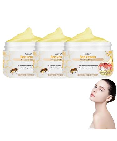 Awzlove Bee Venom Cream Awzlove Bee Venom Repair Cream Natural Bee Venom Cream Hydrating Moisturizing Cream for Men and Women Professional Bee Venom Cream for All Skin(3pc)