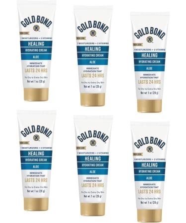 Gold Bond Ultimate Healing Skin Therapy Lotion Aloe Travel Size 1 Oz (Pack of 6)