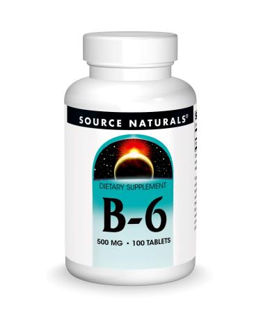 Source Naturals B-6 500 mg 100 Tablets
