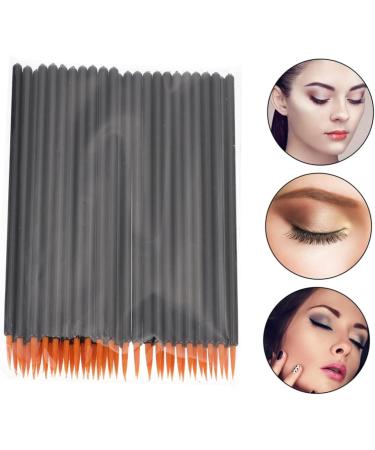 Didiseaon 100pcs Disposable Eyeliner Brush Makeup Practical Eyeliner Brush Makeup Tools Artificial 9x6.5cm Black - Buy Online on GoSupps.com