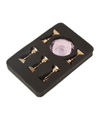 Magnetic Nail Holder Stand - 3 Colors Oval Crystal & Alloy Bracket for Nail Art & Crafts | Manicure Essentials - Buy Online on GoSupps.com