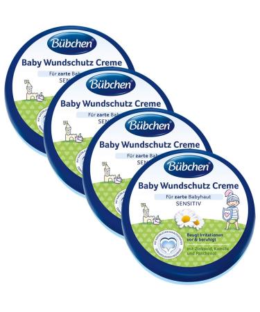 B bchen baby wound protection cream sensitive wound healing ointment wound and healing ointment for delicate baby skin with zinc oxide chamomile and panthenol quantity: 4 x 150 ml