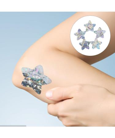 Buy Healvian 50Pcs Glitter Star Shaped Self-Adhesive Bandages - Fun Breathable Emergency Care for Kids & Couples - International Shipping Available - Buy Online on GoSupps.com